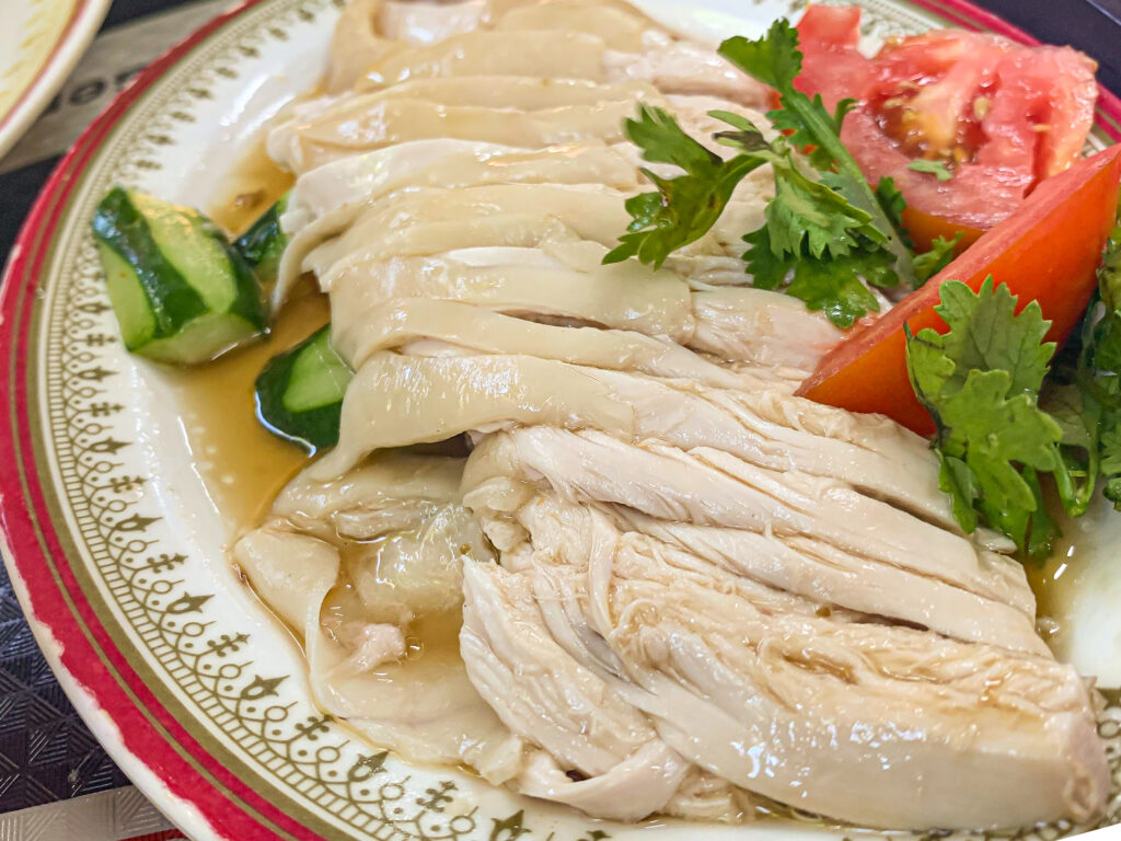 Hainanese chicken rice, Food Hawker, Singapore Food